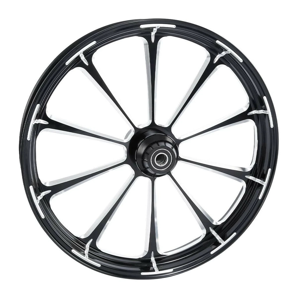 30" Painted Front Fender & Wheel Rim Hub for Harley Touring (2008–2025)