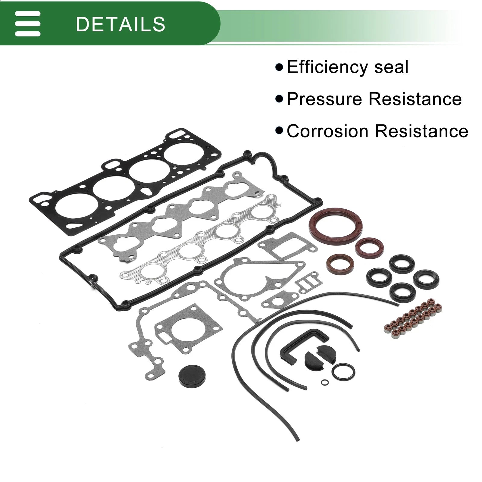 Cylinder Head Gasket Kit No. 2091026L00 for Hyundai G4EE (1 Set)