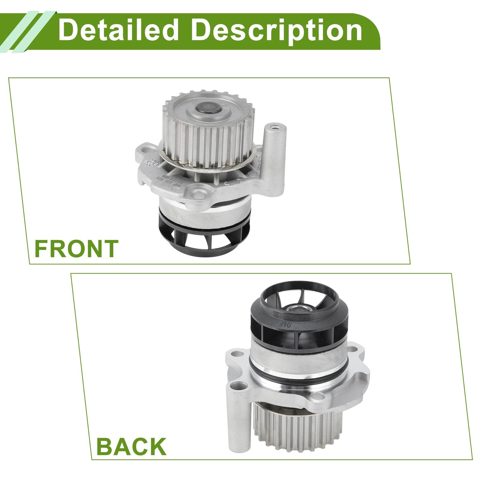 Engine Water Pump for Volkswagen Scirocco (2009–2017) No. 06F121011