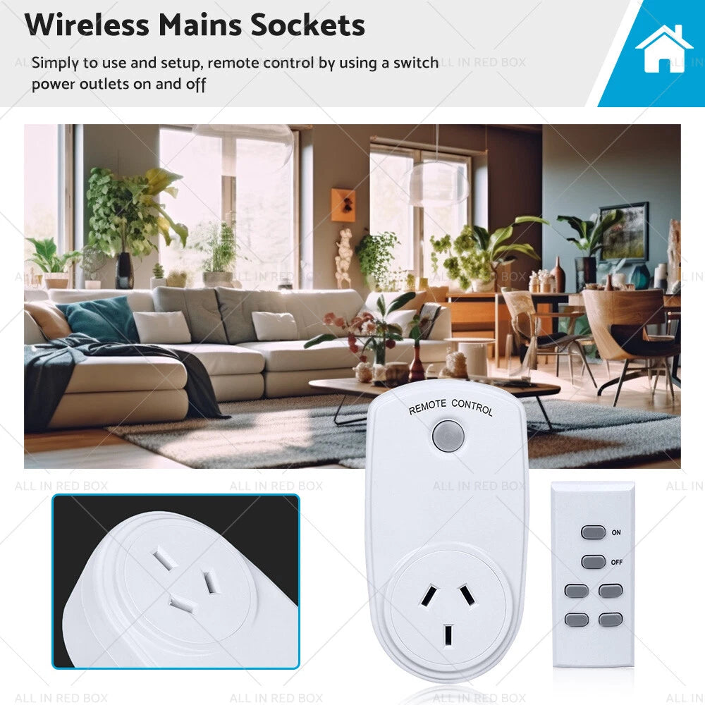 Wireless Remote Power Socket for AU Plug (ES9939A-1)