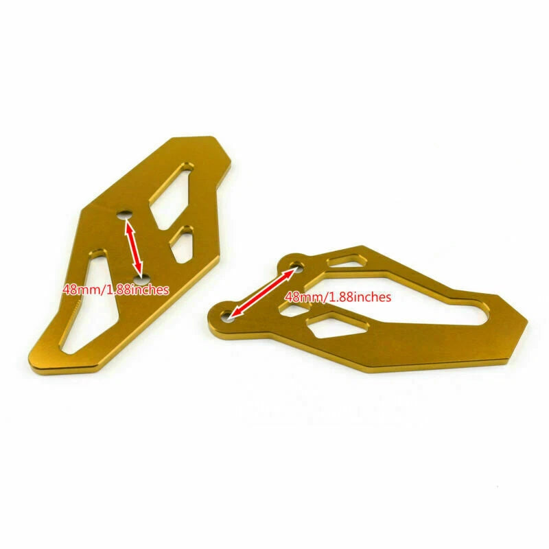 CNC Footrest Rearset Adapter Plates for Yamaha YZF R3 R25 (2013–2016)