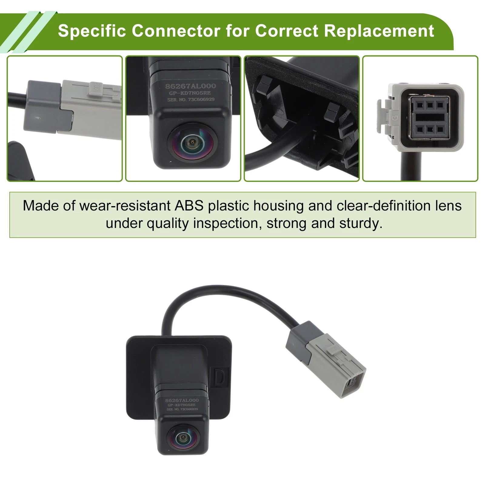 Rear View Backup Camera for Subaru Legacy (2010–2014) No. 86267AL000