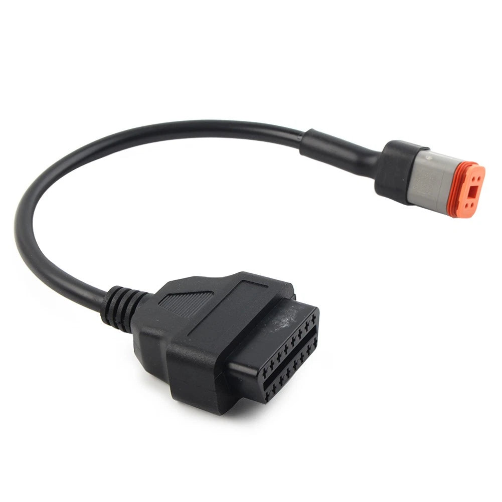 4Pin to 16Pin OBD2 Diagnostic Scanner Adapter Cable for Harley Davidson