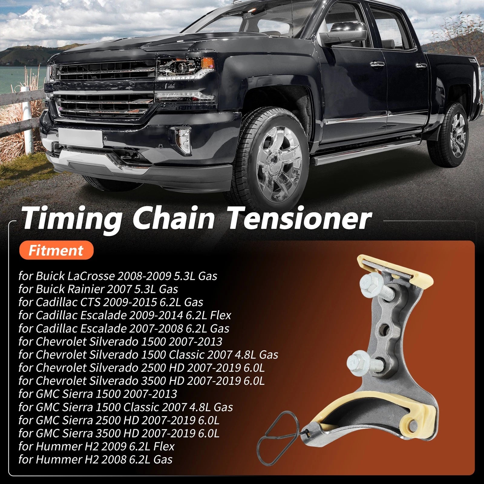 Engine Timing Chain Tensioner for Chevrolet Tahoe (2007–2014) No.12626407/12585997