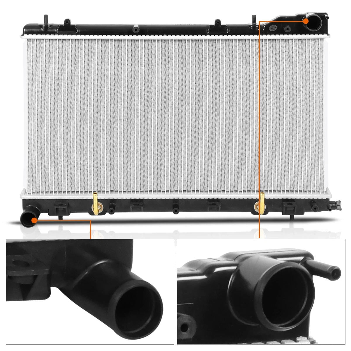 Aluminum Cooling Radiator for Subaru Forester Turbo (2003–2005) DPI-2812