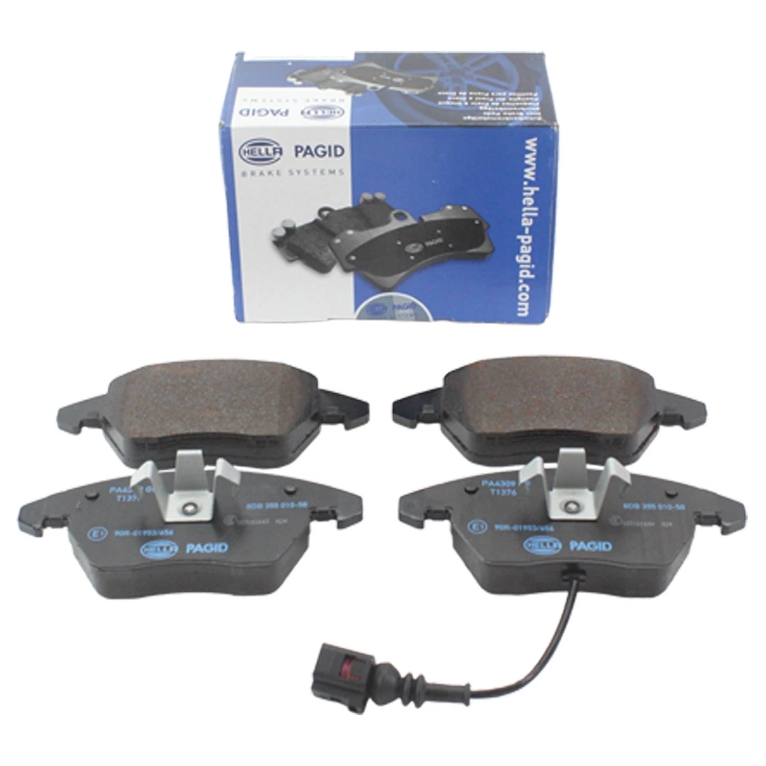Hella Front Low-Met Brake Pads for Audi A3 TT Quattro VW CC Eos Golf GTI Jetta (2006–2019)