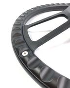 14 Inch Black Steering Wheel Carbon Fiber Wrap for Toyota Hilux (2012–2018)