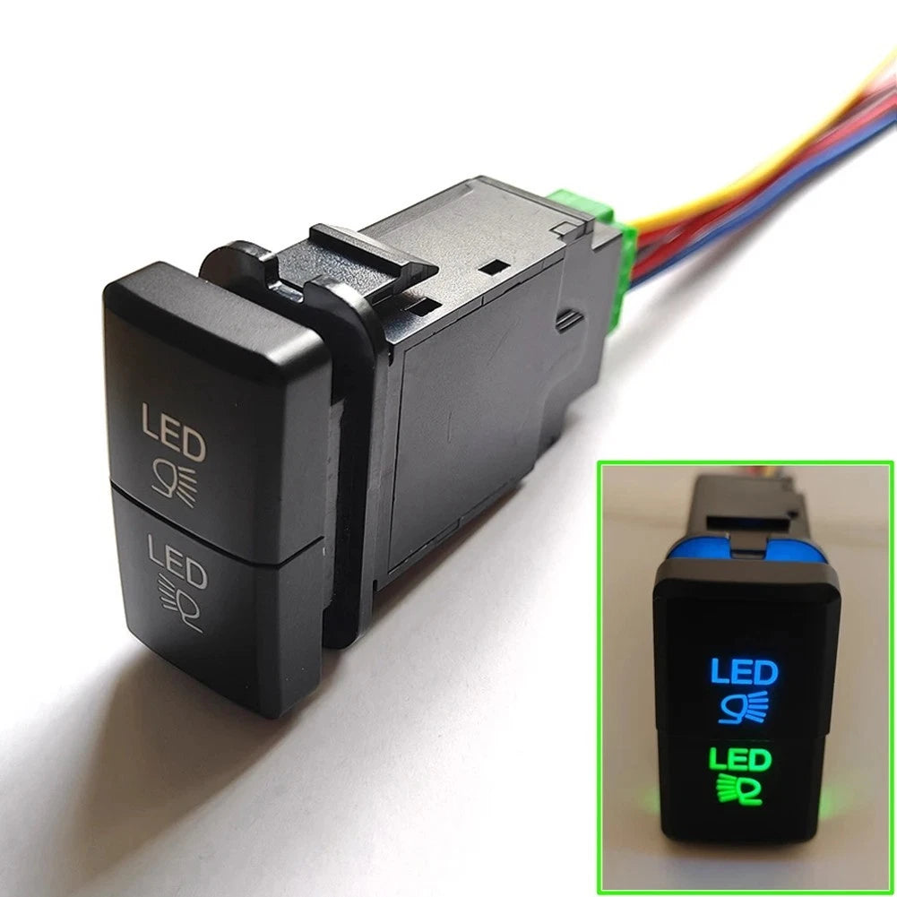 Light Switch Button for Car Fog Light (Dual Buttons)
