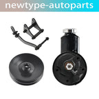 Saginaw Power Steering Pump & Bracket Set for Chevy SBC 350 400 (1970–1985)