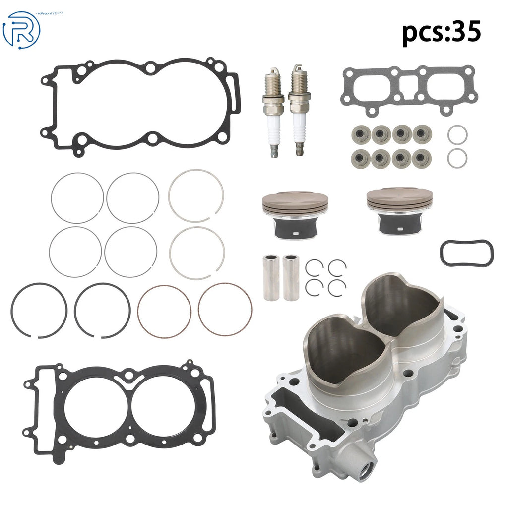 Engine Cylinder Gasket Piston Kit for Polaris RZR 1000 XP (2014-2018)