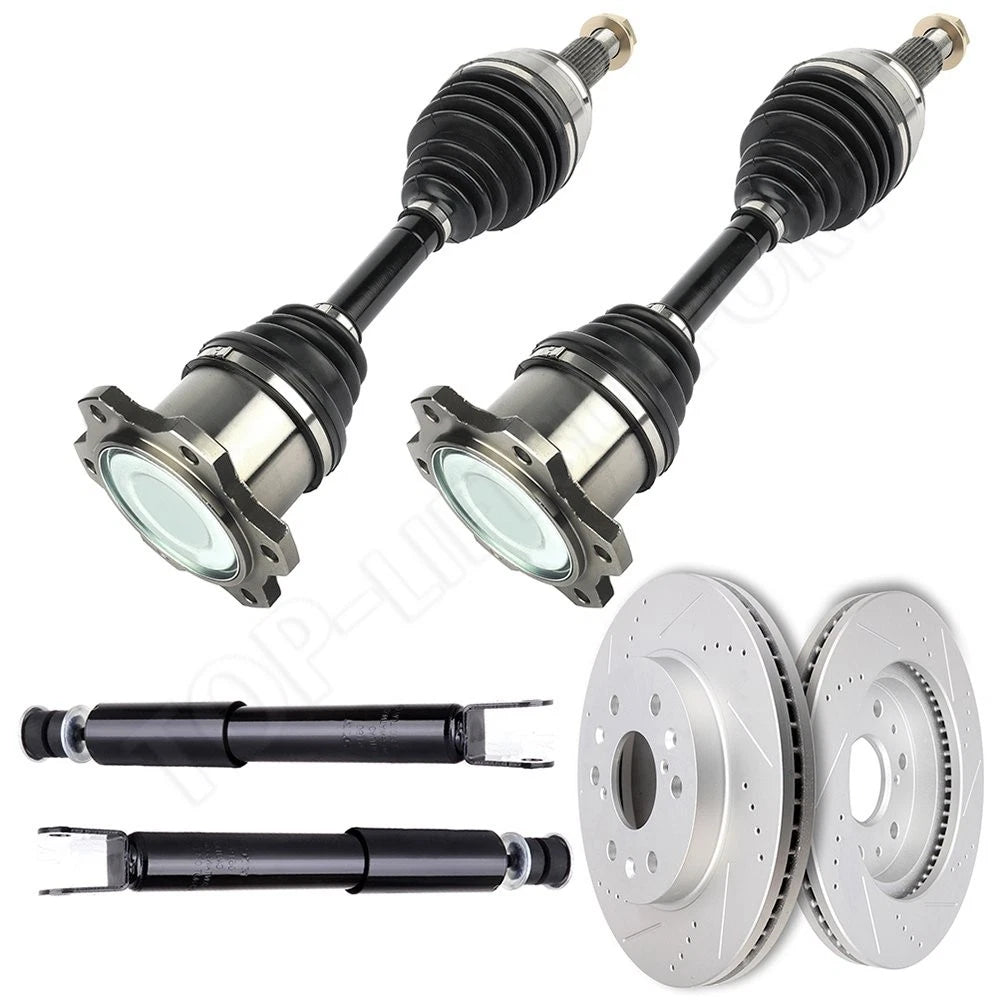 Front CV Axle, Brake Rotors, Struts for Chevrolet Silverado 1500 (2003–2006)