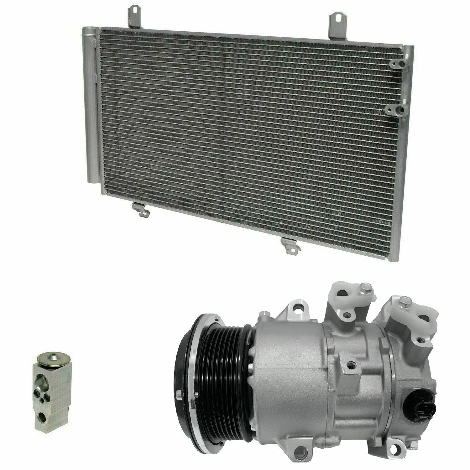 AC Compressor Kit With Condenser for Toyota Camry 2.4L (2007–2011)