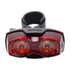 Red LED Rear Light for Bike (Horizontal/Vertical Placement)