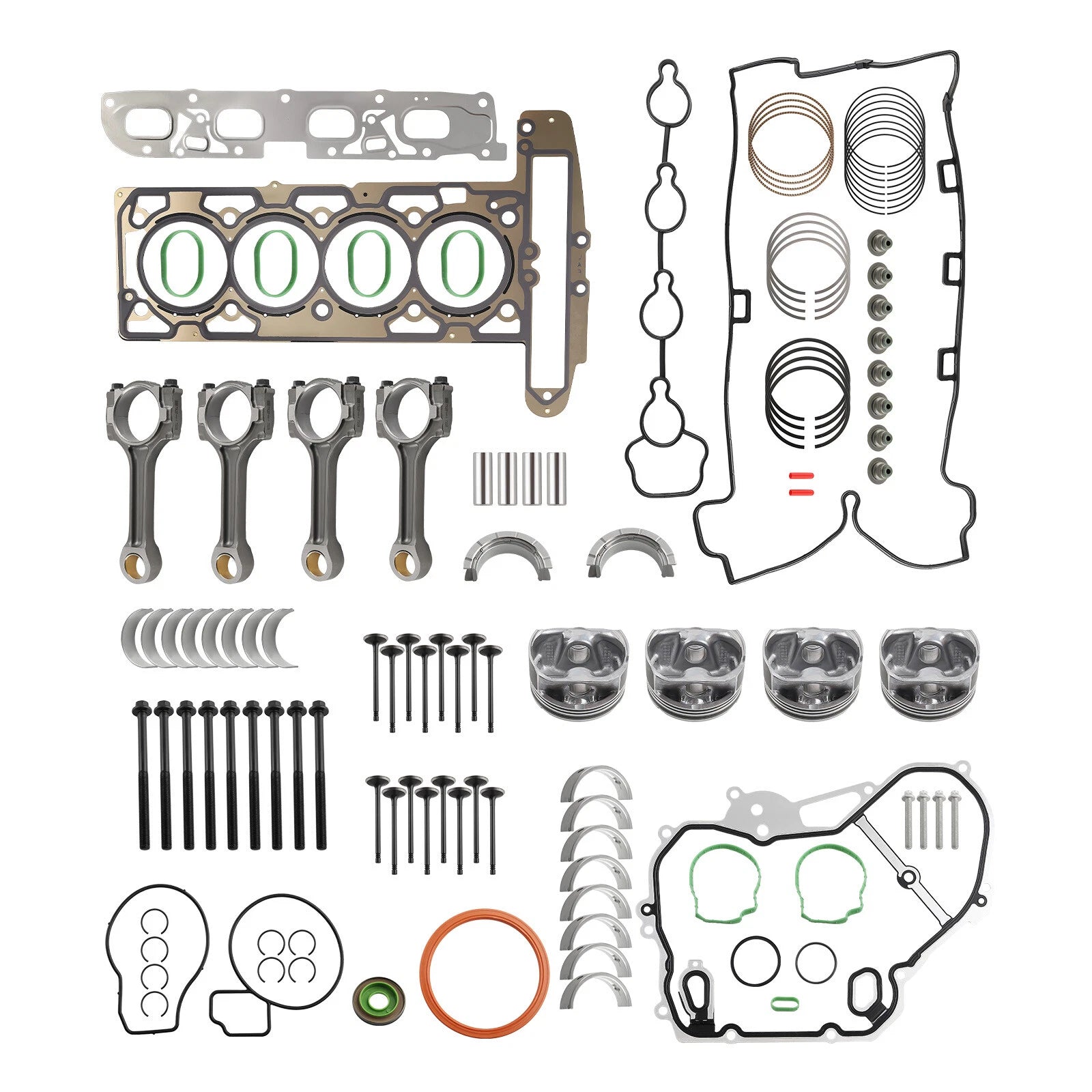 Connecting Rods and Piston Kit for Chevrolet Equinox 2.4L (2008–2017)