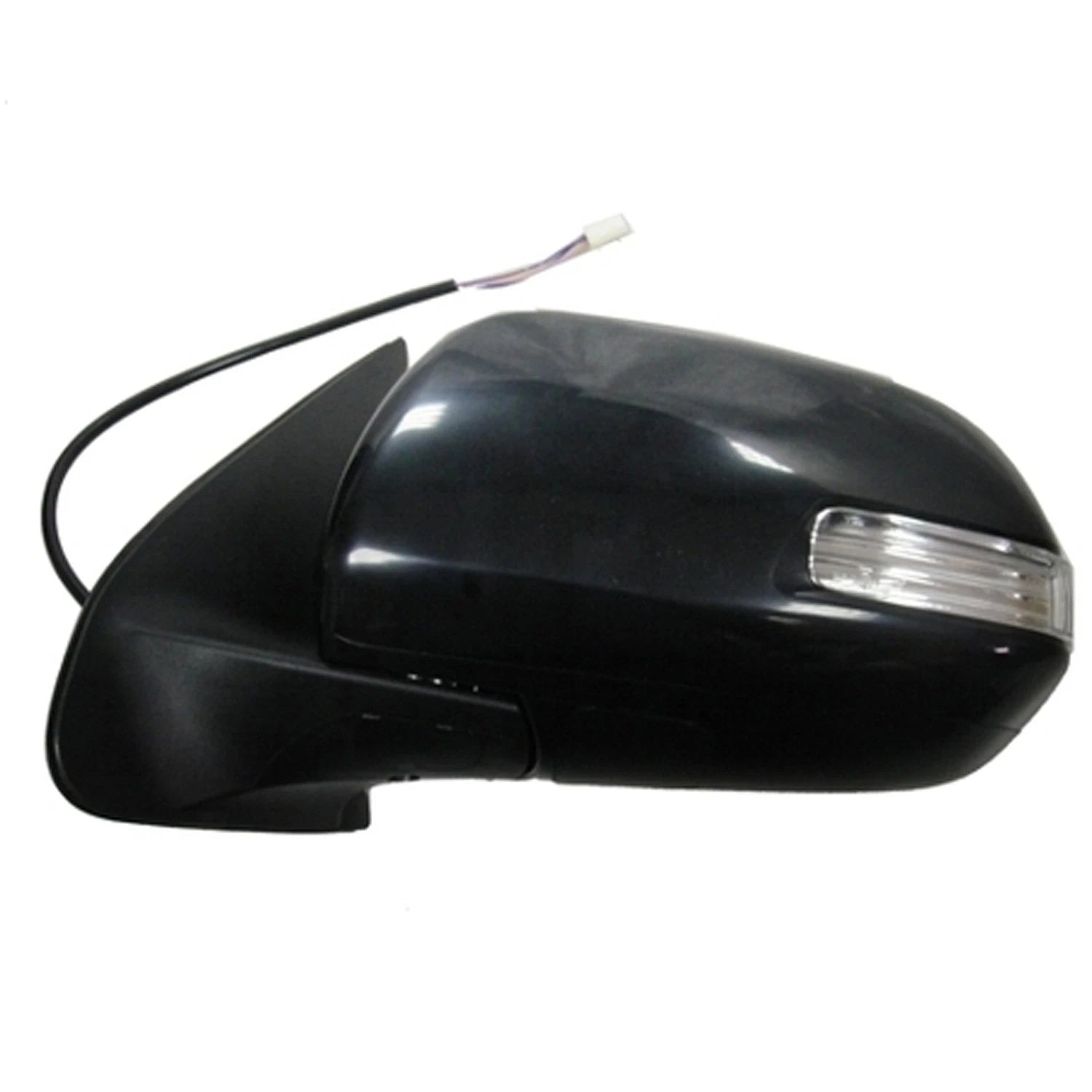 Replacement Ready to Paint Driver Side Power Door Mirror w/Turn Signal