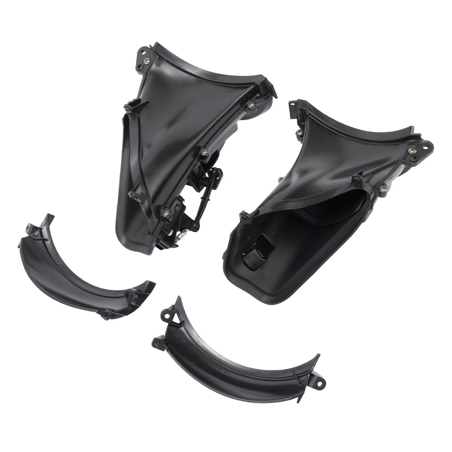 Pair Fairing Air Duct for Harley Road Glide Special FLTRXS (2015–2024) ABS Black