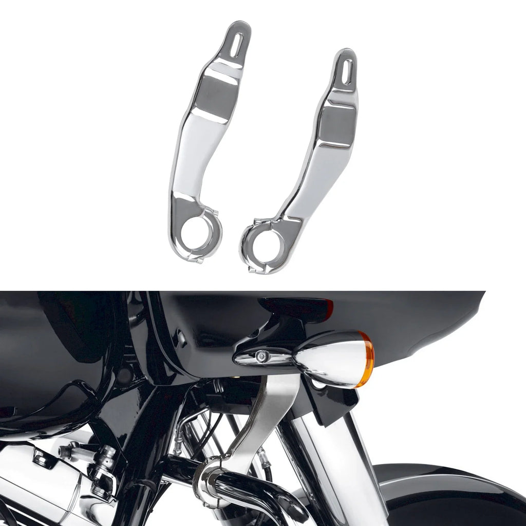 Chrome Fairing Support Bracket Mount for Harley Road Glide FLTRX (2015-2024)