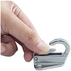 Stainless Steel 316 Spring Hook for Yacht Boat (Clothing, Hats, Towels)