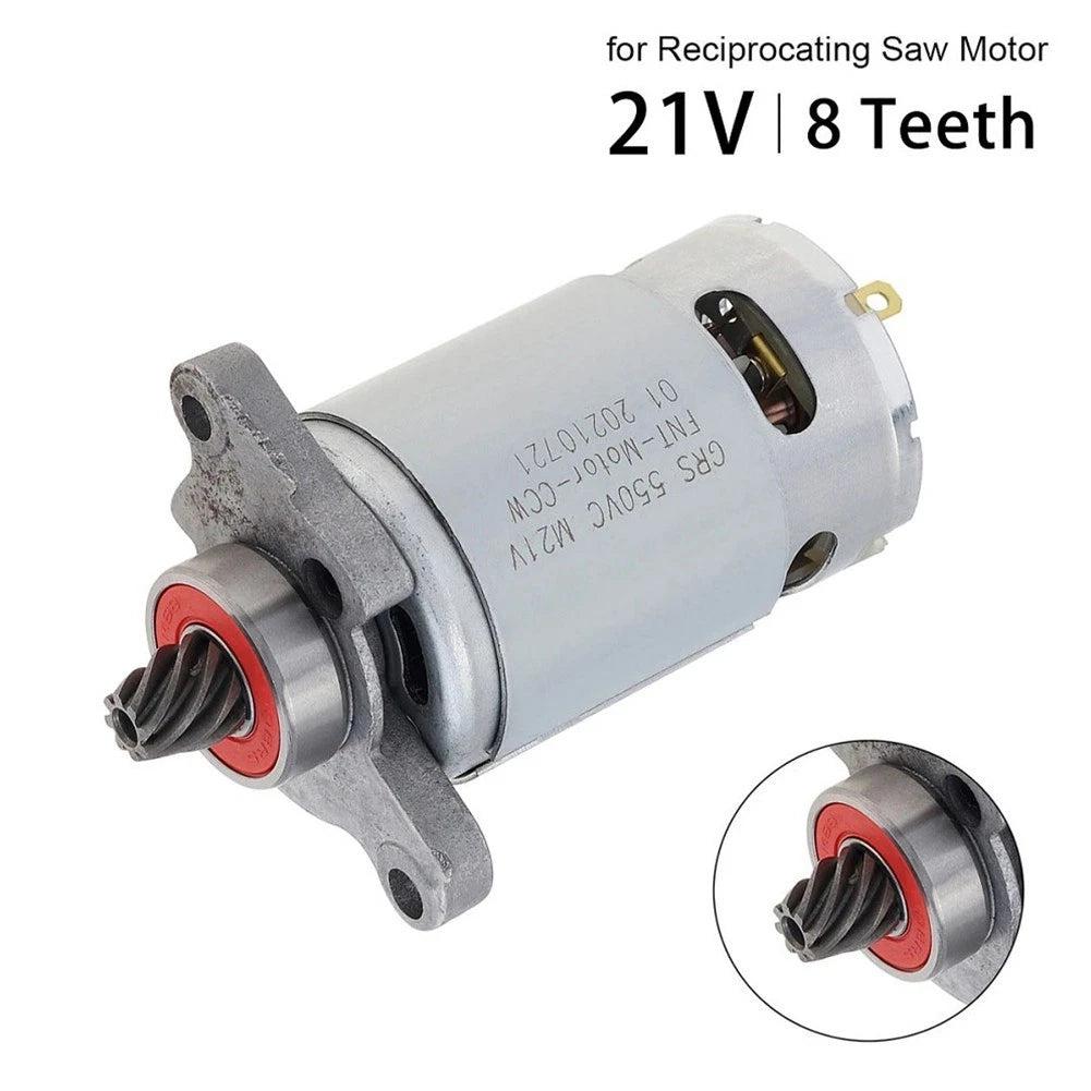 RS550 Motor with Conical Gear for Electric Saws and Cutting Devices