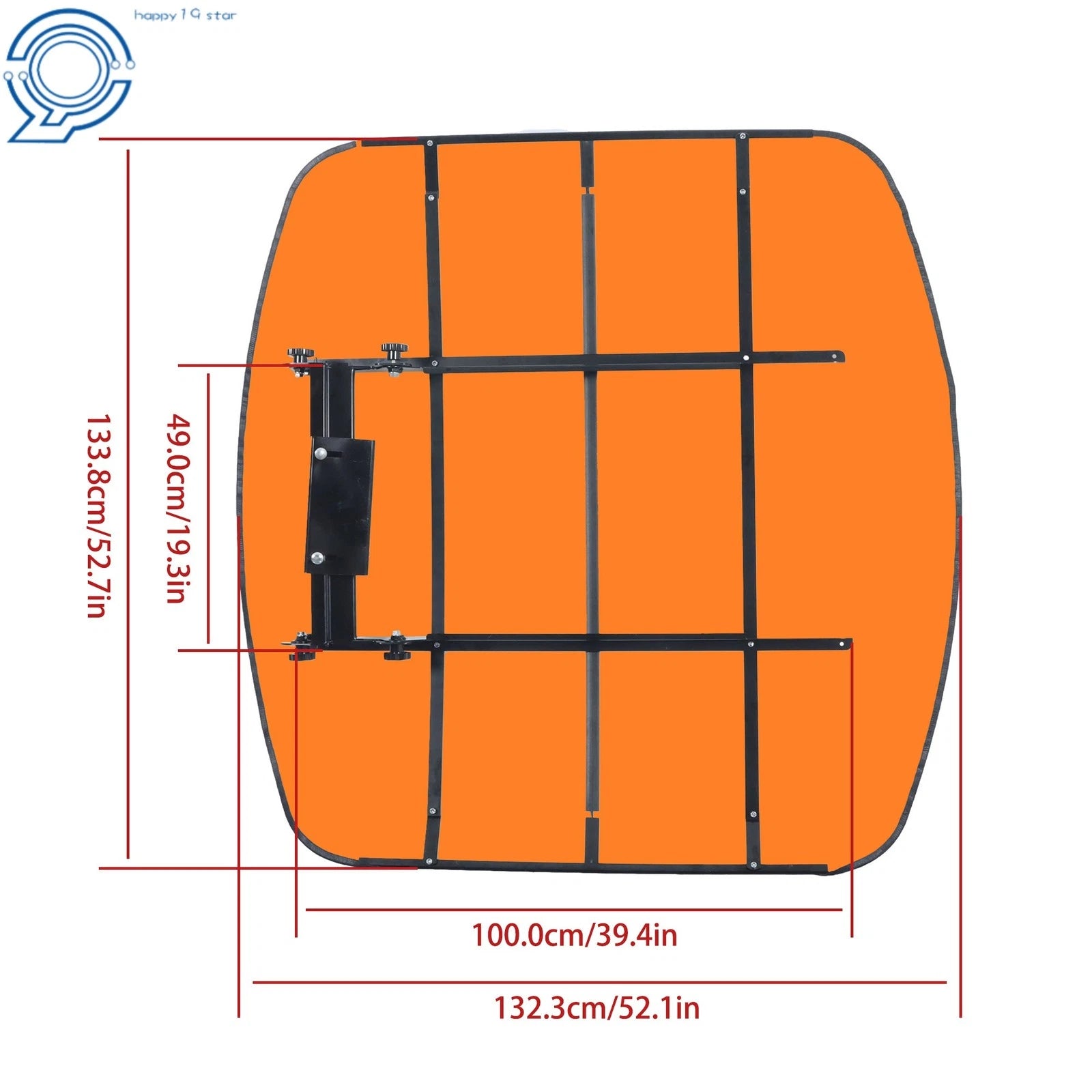 Universal Tuff Top Tractor Canopy for ROPS 2" x 2" or 2" x 3" (52" x 52")