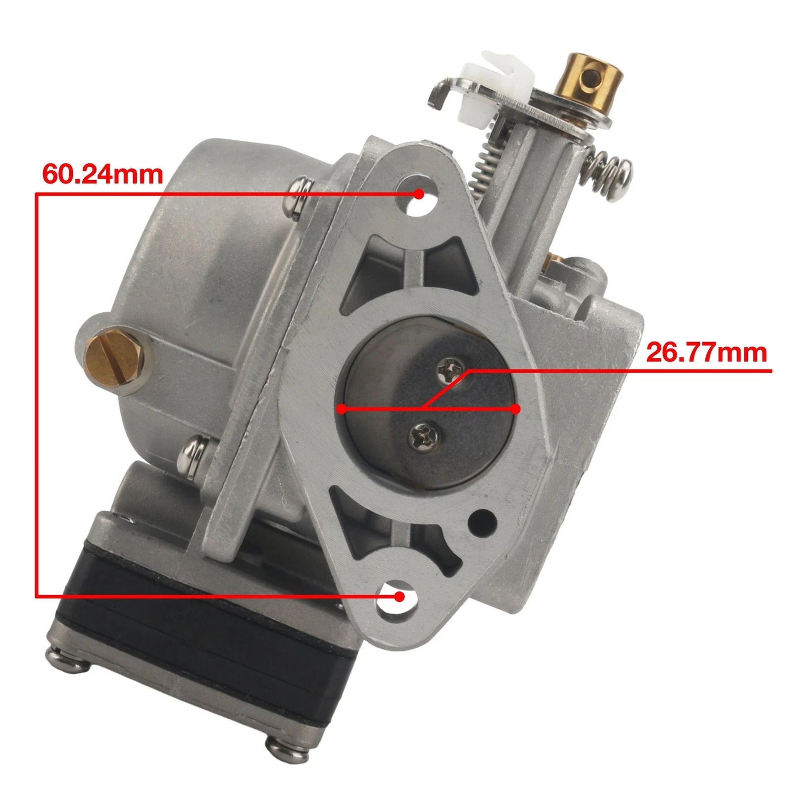 Carburetor with Gasket for Mercury Mariner 2-Stroke 4 5 HP