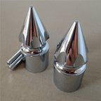 Chrome Spike Bar Ends for Kawasaki Ninja 250 500 600 ZX7 ZX9 ZX10 Z1000