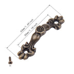 10Pc Antique Drawer Knob Pull Handle for Jewelry Box Cabinet (43x11mm)