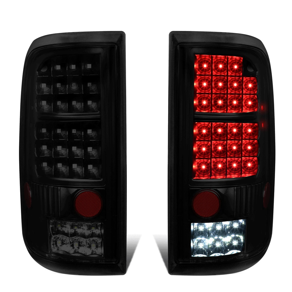 2X Full LED Tail Brake Light Reverse Lamps for Ford F150 Lobo (2004–2008)