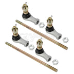 2 Tie Rod Sets for Yamaha Big Bear 400 4WD YFM400 (2000–2012)