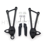 Rearsets Rear Set Foot Rest Pegs for Kawasaki ZX10R (2008–2014) ZX6R (2011–2014) Black