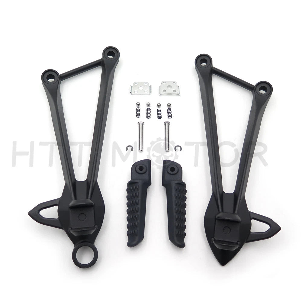Rearsets Rear Set Foot Rest Pegs for Kawasaki ZX10R (2008–2014) ZX6R (2011–2014) Black