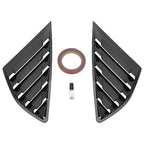 Pair Rear Side Window Louvers Cover for Ford Fusion Mondeo (2013–2020)