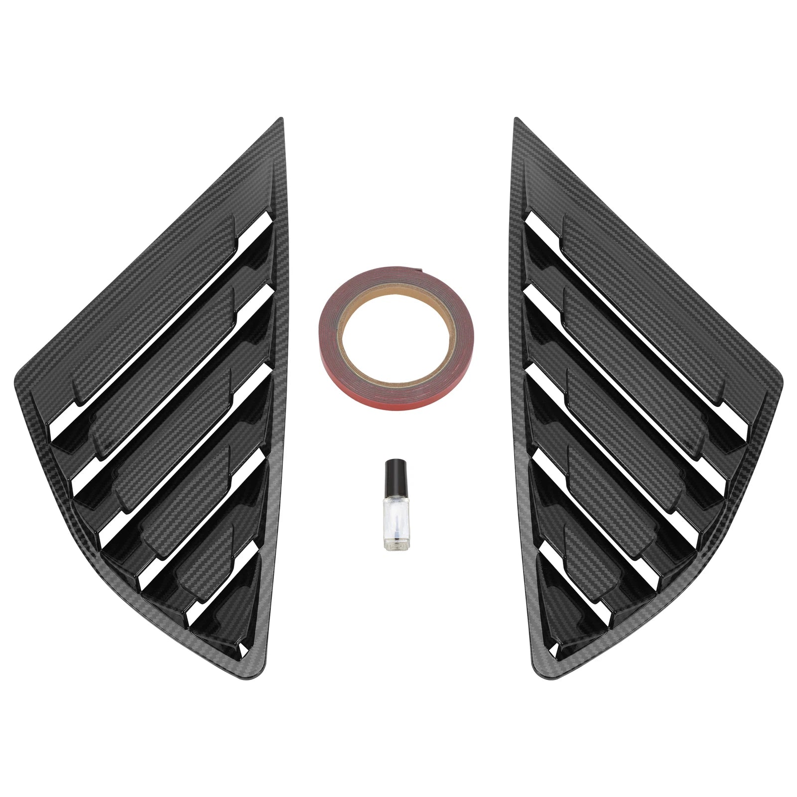 Pair Rear Side Window Louvers Cover for Ford Fusion Mondeo (2013–2020)