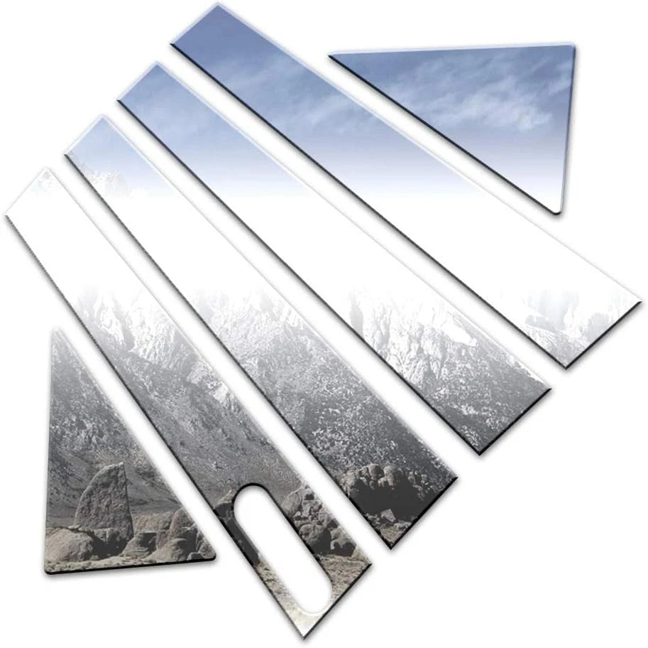Luxury FX Stainless Pillar Posts 6pc for Mercury Sable with Keyless Entry (2008–2009)