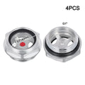 Pack of 4 Oil Sight Glass for Air Compressor 1 Inch NPT Thread
