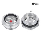 Pack of 4 Oil Sight Glass for Air Compressor 1 Inch NPT Thread