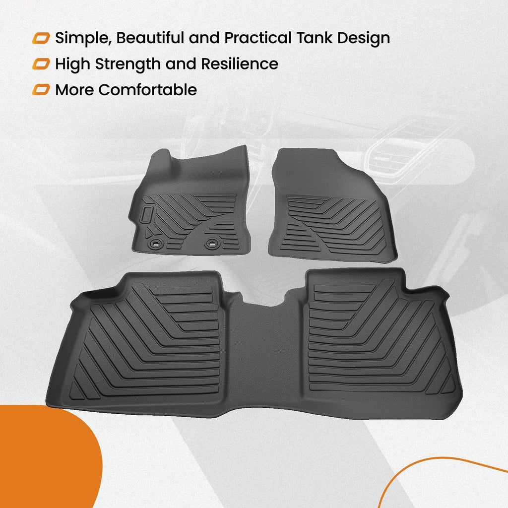 Set of 4 All Weather Floor Mats Liner for Toyota Corolla (2014–2019)