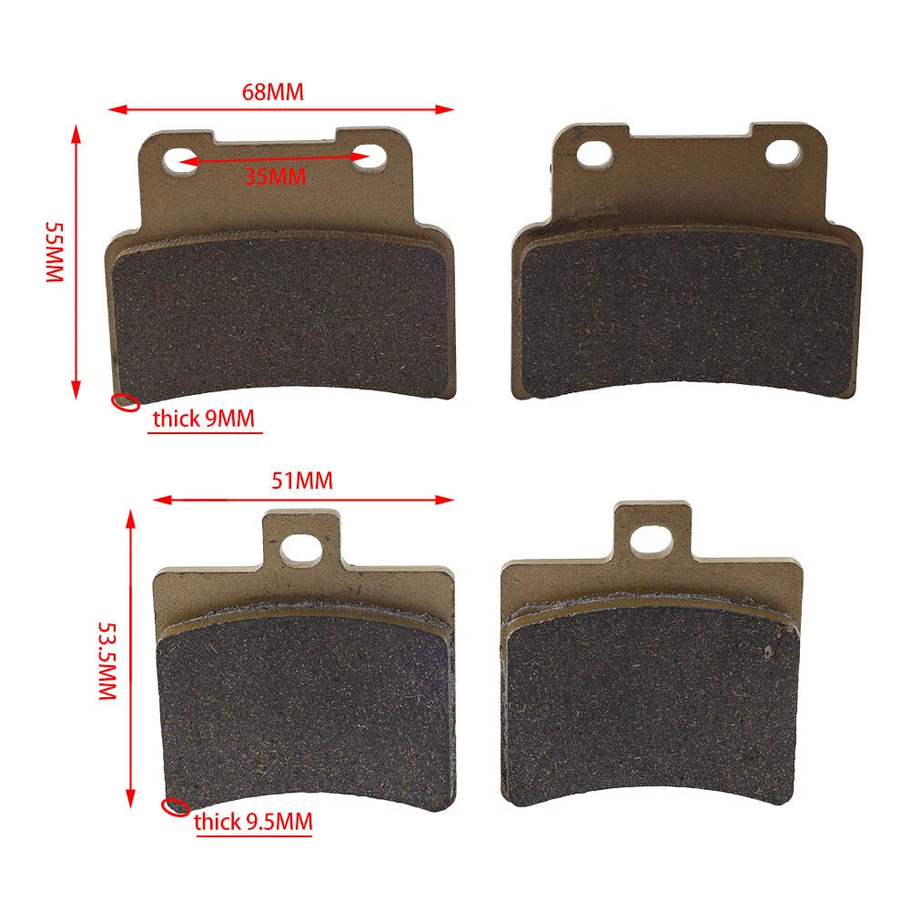 Front Rear Brake Pads for Aprilia RS 125 (2006–2012)