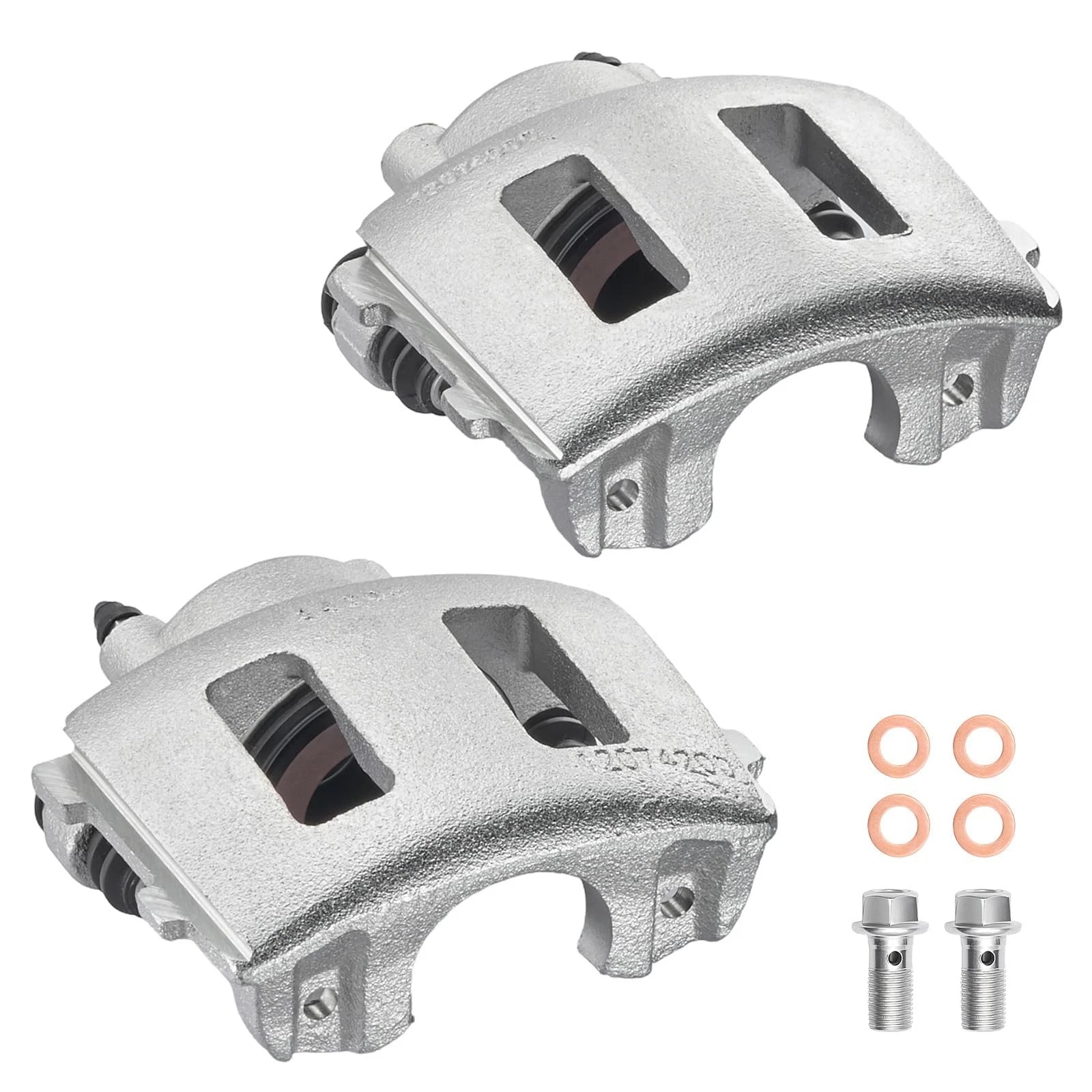 Pair Front Brake Calipers for Jeep Comanche (1990–1992) 2.5L 4.0L