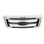 Chrome Front Upper Grille Assembly for Ford F250/F350/F450/F550 (2011–2016)