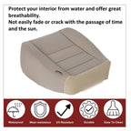 Seat Cover for Ford Excursion Limited (2002–2005) Tan Passenger Side Bottom