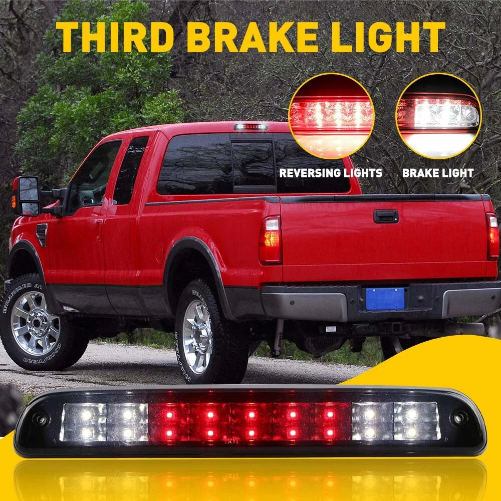 LED Third Brake Light for Ford F250 F350 F450 (1999–2016) Smoked Black