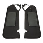 Sun Visor Pair for Corvette C6 (2005-2013) - Black with Vanity Mirror