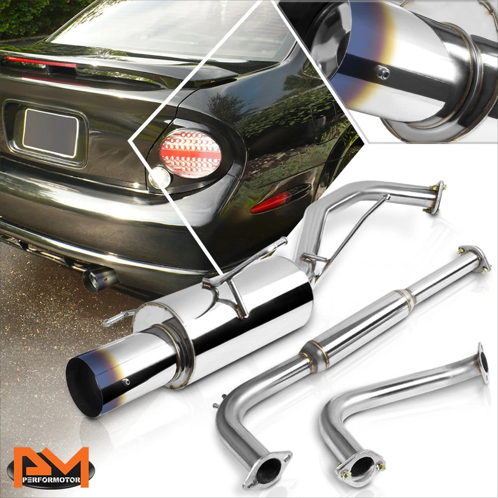 4" Burnt Muffler Tip Catback Exhaust System for Nissan Maxima A33 (2000–2003)