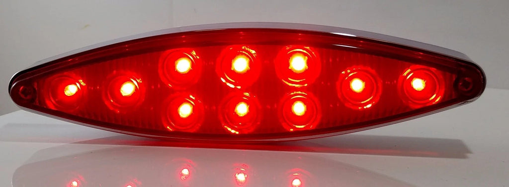 Red LED Cat Eye Brake Turn Signals Pair for Jeep Wrangler (2018–2024)