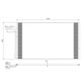 Replacement A/C Condenser Repair Part For 2006-2008 Volvo C70