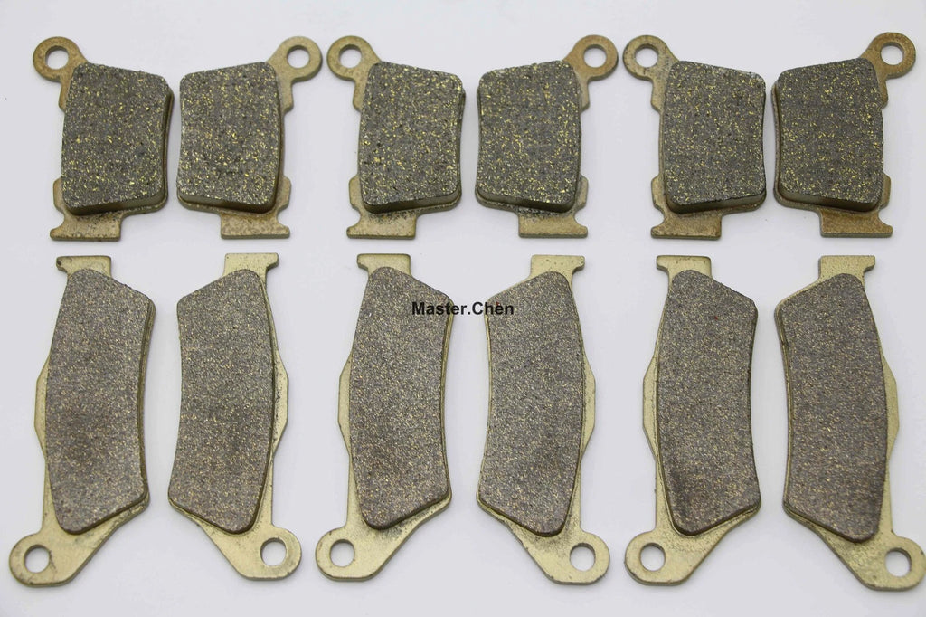 Set of 12 Front Rear Brake Pads for KTM 250 SX (2003–2013)