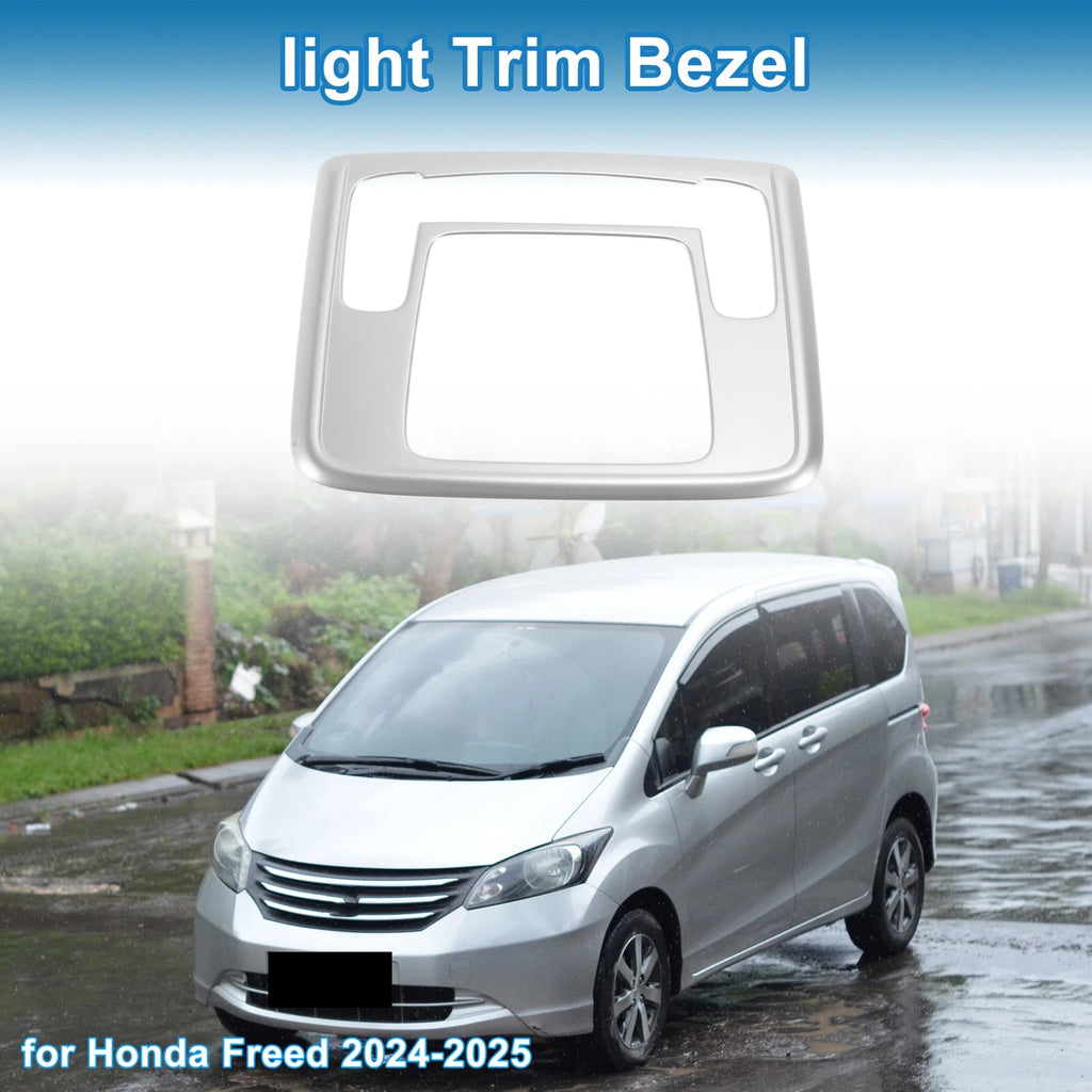 Front Row Light Trim Bezel for Honda Freed (2024–2025) Silver Tone