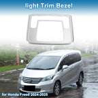 Front Row Light Trim Bezel for Honda Freed (2024–2025) Silver Tone