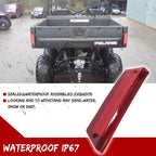 Set of 2 Red Tail Lights for Polaris Ranger 500 700 800 900 (2009–2016)